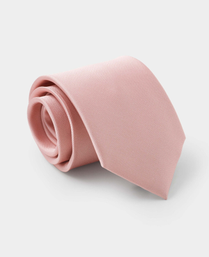 Dusty Pink Fine Twill Silk Tie