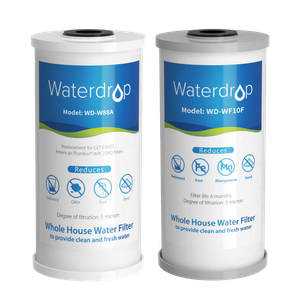 Replacement WD-WF10-FG for Whole House 2-Stage Filter WD-WHF21-FG – Reduces Iron & Manganese