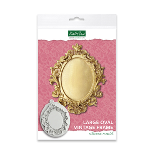 Large Oval Vintage Frame Silicone Mould