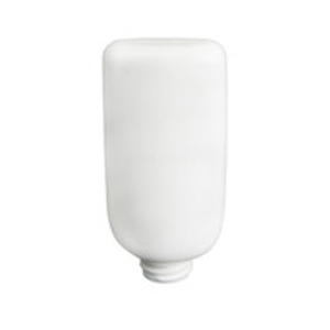 2 oz White MDPE Plastic Tottle Tubes - 2122B06-BWHT