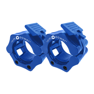 Essential Barbell Snap Collars (Pair) - Blue Collar Clamp