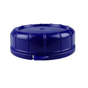 48 mm Dark Blue LDPE Plastic Tamper-Evident Snap On Caps - 3800C31DBL