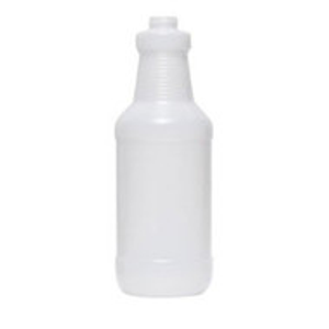 32 oz Natural HDPE Plastic Spray Bottles (Cap Not Included) - 3210B13-B