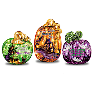 Spooky Sights And Bright Lights Sculpture Collection