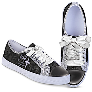 All Things Are Possible Ever-Sparkle Women's Shoes Size 8.5