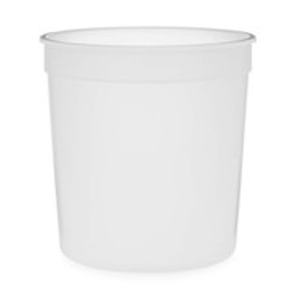 16 oz Natural PP Plastic Round Snap-Lock Containers - 29117-B