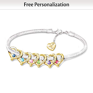 My Family Joined By Love Personalized Bracelet