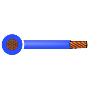 6491X BS EN 50525-2-3 H07V-R 10mm² Single Core PVC Cable Blue