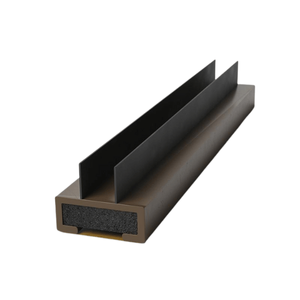 Pyroplex Fire & Smoke Seal Intumescent Strip, Twin Fin, 10mm x 4mm x 2.1m, Brown