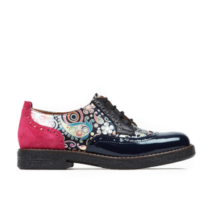 The Artist - Navy Pink - Womens Oxford Shoes (7 UK)