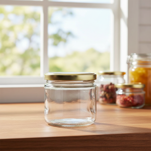 12 oz Clear Glass Round Jars - 6240B15