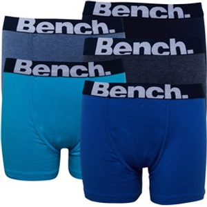 Bench Boys Bennett Five Pack Boxers Blue