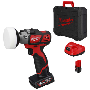 M12BPS-421X 12V Sub Compact Polisher / Sander with 1 x 4.0Ah and 2.0Ah Battery