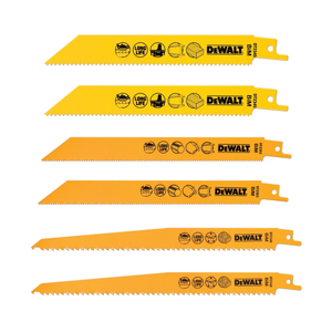 DeWalt DT2444-QZ Reciprocating Blade Set (6 Piece)