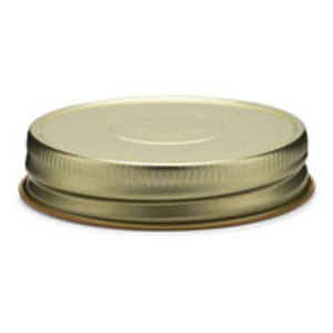 70-G450 Gold Metal Caps w/ Safety Button (Plastisol Liner) - X70-G450 BUTTON