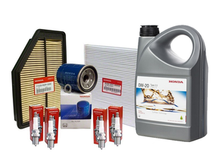 Genuine Honda CR-V Petrol Major Plus Service Kit 2007-2012 - Genuine Honda 0W-20 Type 2.0 Synthetic Oil