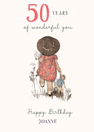 50 Years of Wonderful You Birthday Card