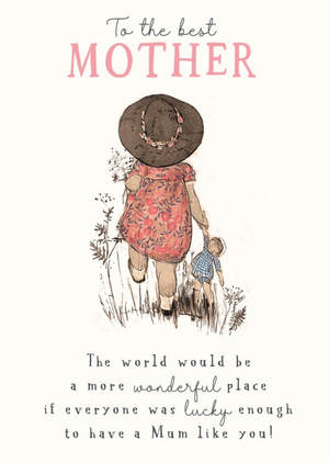 To the Best Mother Card