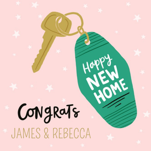 Moonpig Illustrated House Key New Home Card