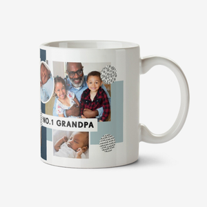 No.1 Grandpa Photo Upload Mug