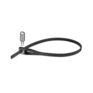 Hiplok Z-Lok Armoured Reuseable Tie (single): BLACK 40cm