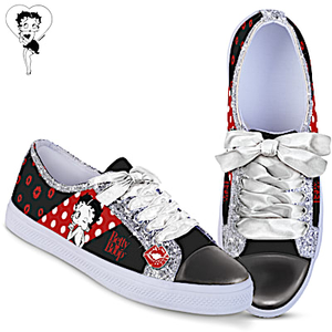Betty Boop Ever-Sparkle Women's Shoes Size 10
