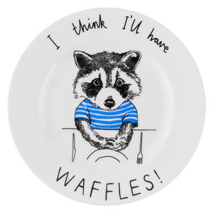 I Think I'll Have Waffles! Side Plate (one size)