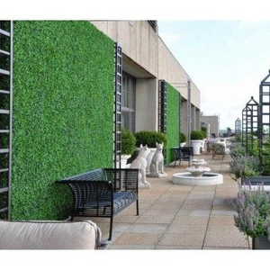 Boxwood Artificial Green Wall - Living Wall Panel 1m x 1m Coverage