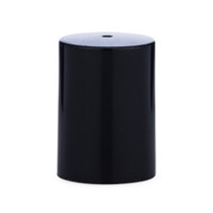 13-415 Black PP Plastic Smooth Flat Screw Top Caps - X13415BSQROCAP