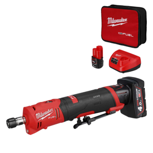 M12FDGS-422B 12V FUEL™ Straight Die Grinder with 1 x 4.0Ah and 2.0Ah Battery