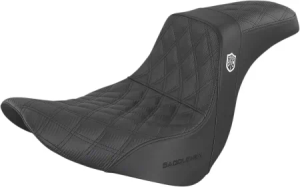 Saddlemen SDC Performance Gripper 2-Up Seat in Black For 2018-2025 Softail Low Rider & Sport Glide Models (SC81829DB)