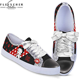 Betty Boop Ever-Sparkle Women's Shoes Size 8
