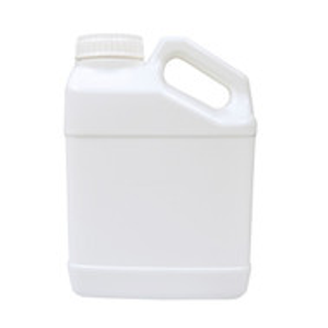 1 gal White HDPE Plastic F-Style Containers (White Screw Top Cap) - 3132B36