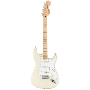 Squier Affinity Stratocaster Maple Fingerboard White Pickguard (Olympic White)