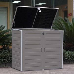 Easylife Jumbo Utility Cabinet Black in Grey, Size 1170L, Plastic