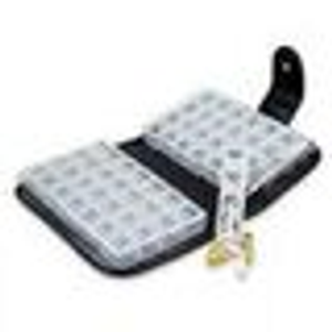 Black Fortnight Pill Organiser Wallet