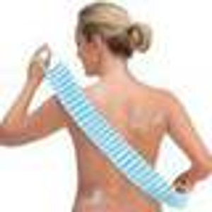Comfy-Grip Back Scrubber-light blue