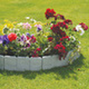 Grey Pack of 10 Cobbled Stone Edging