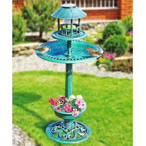 4-in-1 Solar Bird Hotel - Green