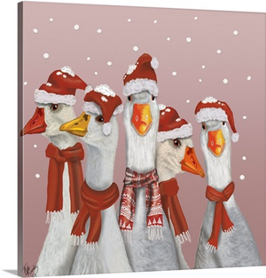 Christmas Gaggle of Geese