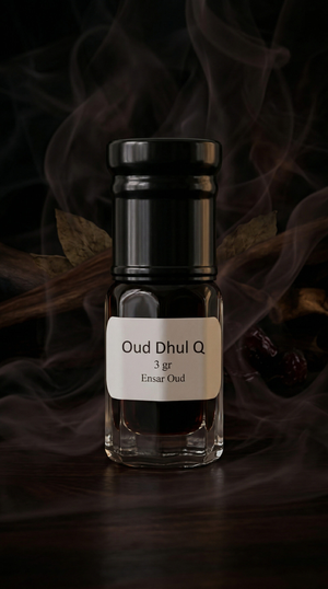 Oud Dhul Q - 3 gr Sturdy Glass Bottle