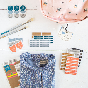 The Preschool pack: 130 personalised labels for clothes, shoes, bag and objects