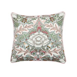 Strawberry Thief/Severne Embroidered Cushion 50cm x 30cm, Cochineal Pink