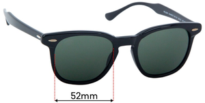 Sunglass Fix Replacement Lenses for Ray-Ban RB2298 Hawkeye - 52mm Wide