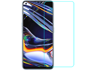 Flat Tempered Glass Screen Protector for Oppo Realme 7 Pro