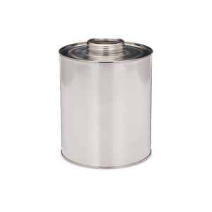 32 oz Unlined Steel Flat-Top Cans (Cap Not Included) - 1905T15-B