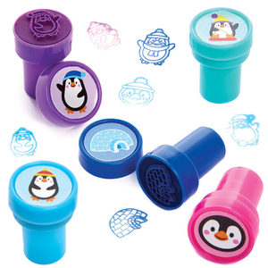 Selbstfärbende Stempel Pinguin