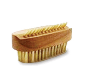 Massage brush, hands and feet