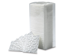 Beauty Essentials embossed nail wipes (100)