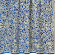 Batik sarong, deep sea blue